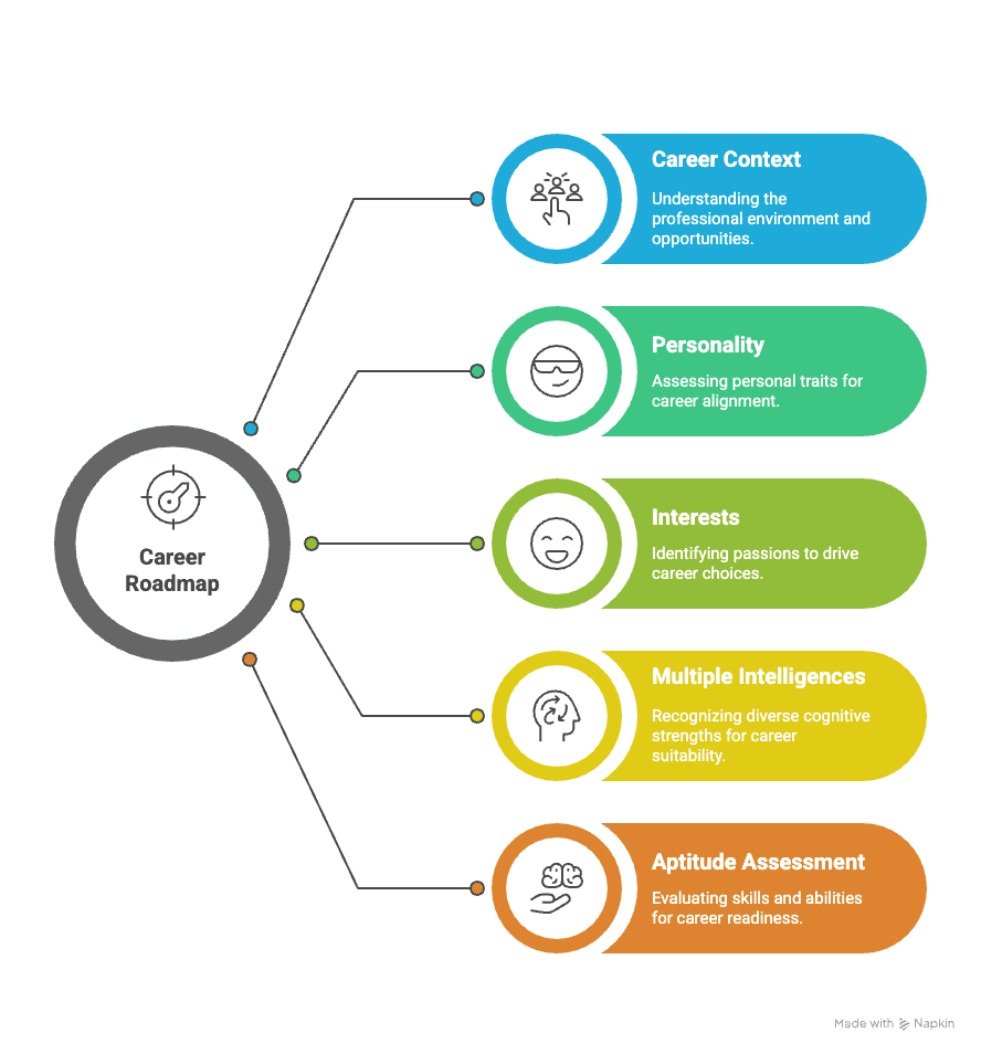PudheKai Career Assessment Framework - 5 Pillars of Career Discovery